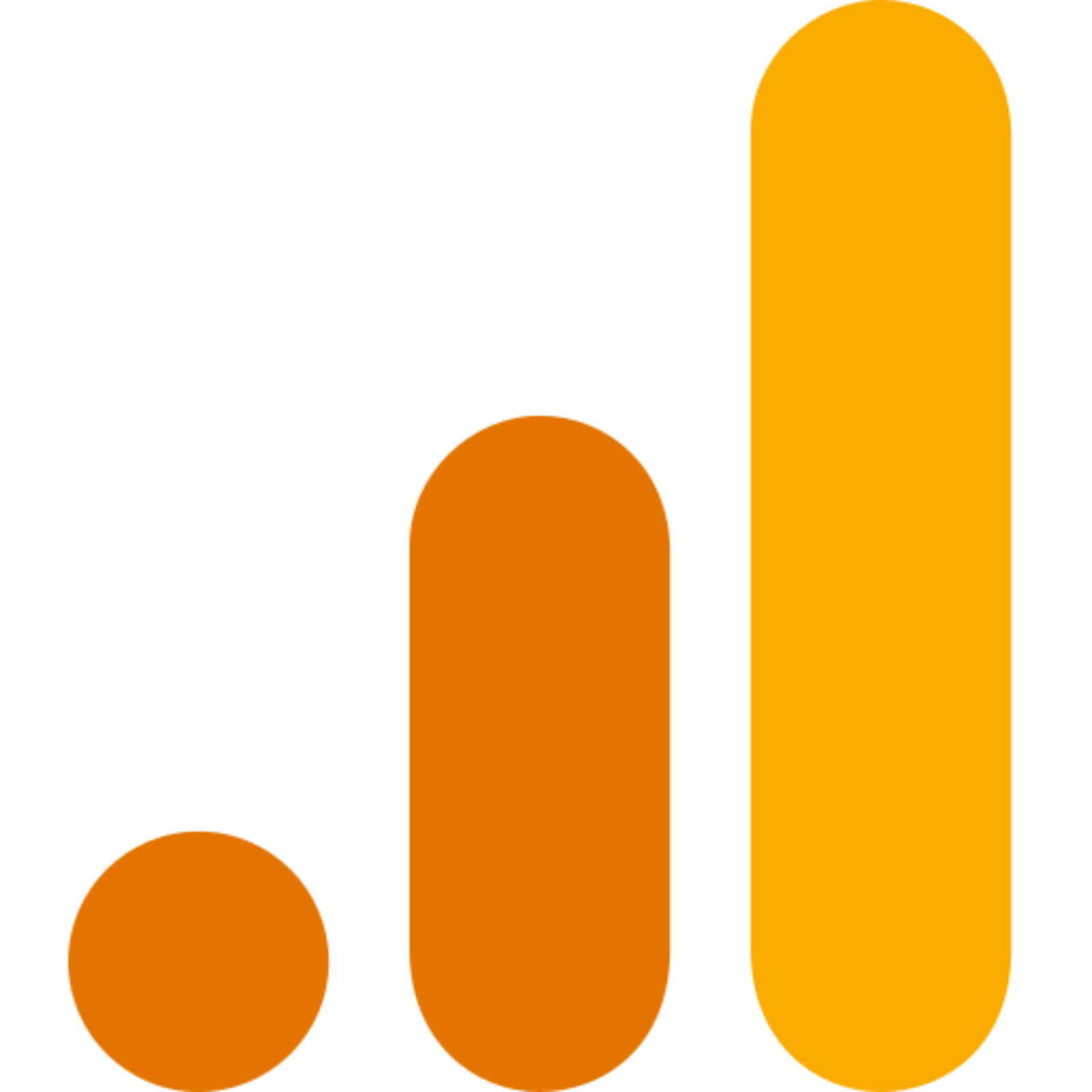 Logo Google Analytics 4, outil d’analyse du trafic et des conversions
