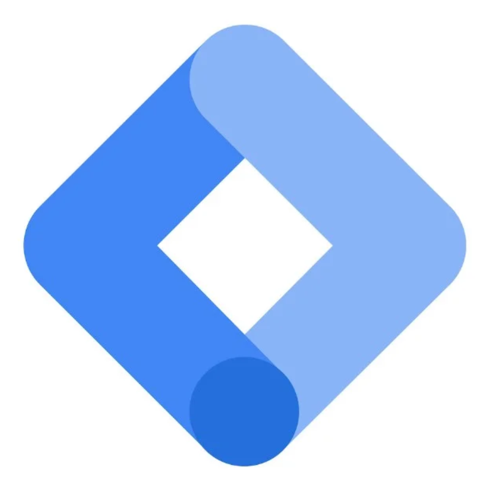 Logo Google Tag Manager, outil de gestion du tracking et des événements